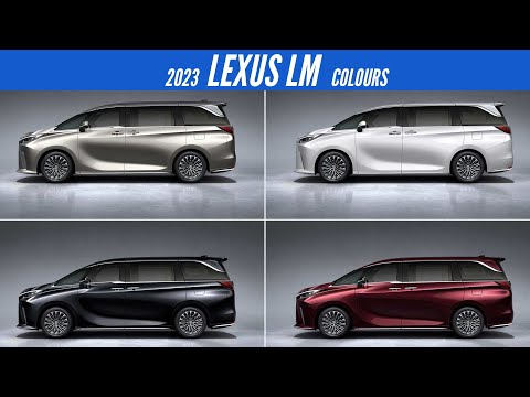 2023 Lexus LM MPV - All Color Options - Images | AUTOBICS