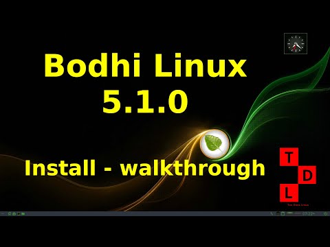 Bodhi Linux 5.1 | Install - Walkthrough