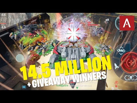 HIGH DAMAGE Clan Battles + Giveaway Winners War Robots Gameplay WR