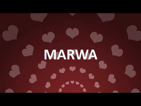 HAPPY BIRTHDAY MARWA