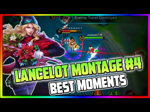 LANCELOT MONTAGE #4  | LANCELOT BEST MOMENTS | MOBILE LEGENDS BANG BANG