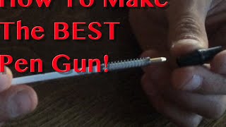 How To Make A Pen Gun With Any Pen (easiest way!)