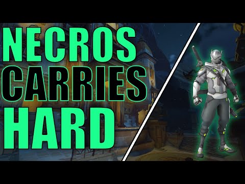 NECROS INSANE GENJI GAMEPLAY ON SHAMBALI MONASTERY - OVERWATCH 2 GAMEPLAY, SEASON 3