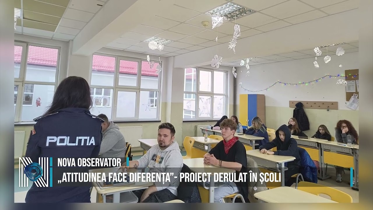 „ATITUDINEA FACE DIFERENȚA”- PROIECT DERULAT ÎN ȘCOLI