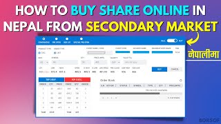 How To Buy Share Online in Nepal From Secondary Market | Full Guide | Share Market Nepal | Buy Share