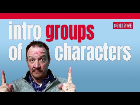 How to Introduce a GROUP of CHARACTERS in Your Screenplay