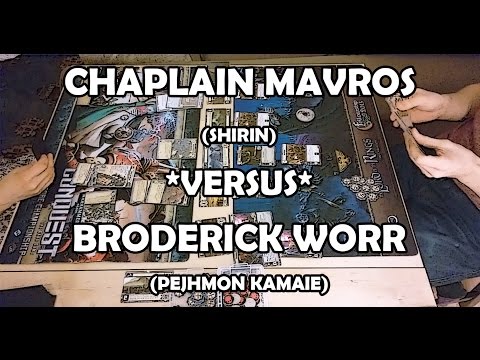 Chaplain Mavros (Proxy) versus Broderick Worr - Warhammer 40,000: Conquest