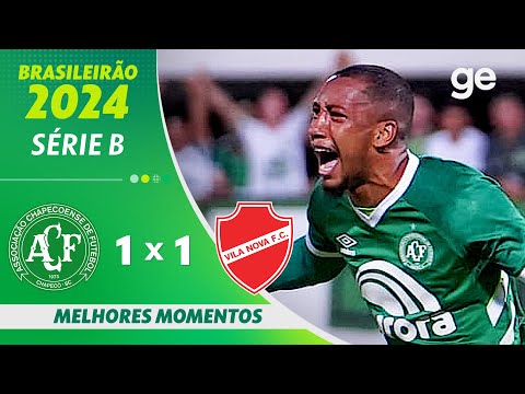 Gols e lances de Chapecoense x Vila Nova-GO