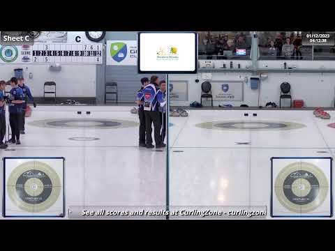 Kamdyn Julien vs. Brendan Rajala - Draw 2 - Xplore U18 Boys Northern Ontario Provincials