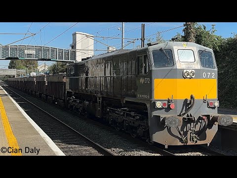 Irish Rail 071 Class Loco 072 + Tara Mines Train - Portmarnock (5/9/23)
