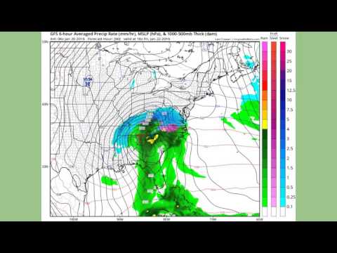 VIDEO FORECAST DISCUSSION WEDNESDAY JANUARY 20, 2016