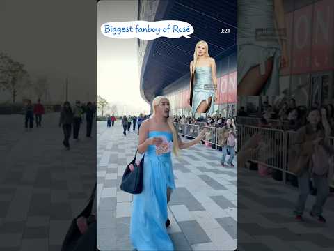 Rosé biggest fanboy #rosé #lisa #jisoo #jennie #blackpink #kpopshorts #fypviralシ #fypシ