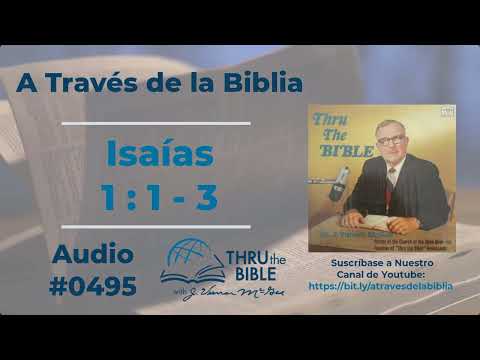 Isaiah 1:1-3 #495 Dr. J. Vernon McGee #throughthebible #isaiah #isaiah