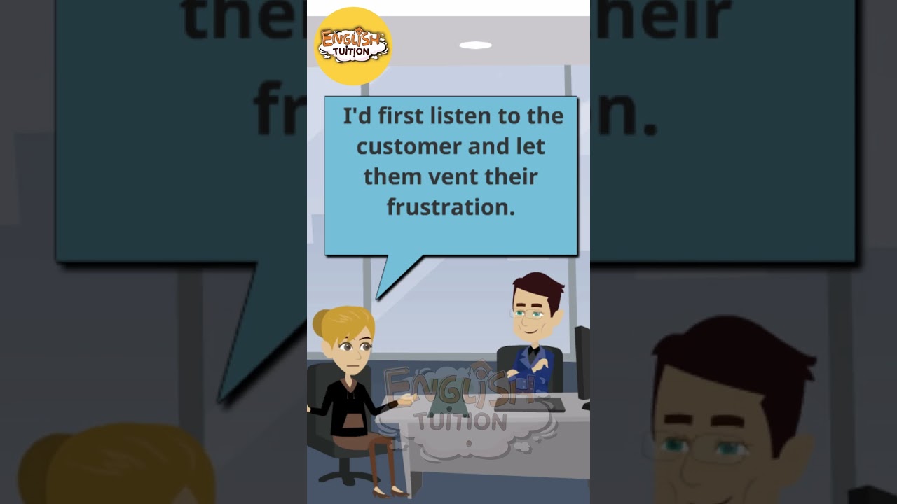 How do you handle customer complaints | The process of handling customer complaints #interviewskills