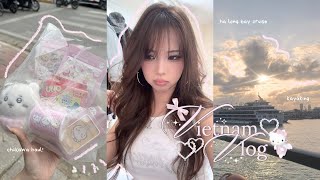 vietnam vlog🐰: exploring the city, ha long bay cruise, kayaking & caves, blindboxes, beach life 