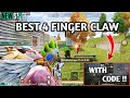 PUBG NEW STATE  i Have Share My 4 Finger Fastest Control Settings With Code 2023