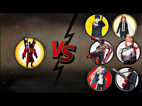 Titan Speakerman Vs Chainsaw Man, Katana Man, Makima and Others | Most Epic Video