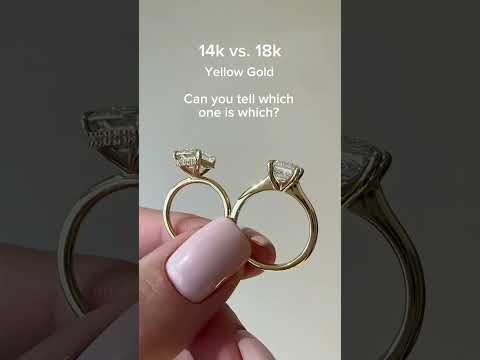 Can You Spot The Difference? 14k Vs. 18k Yellow Gold