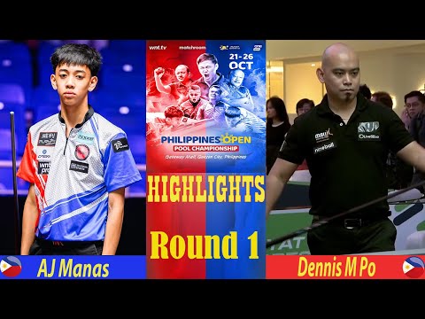 HIGHLIGHTS |  AJ Manas vs AJ Manas |  2025 Philippines Open Pool Championship