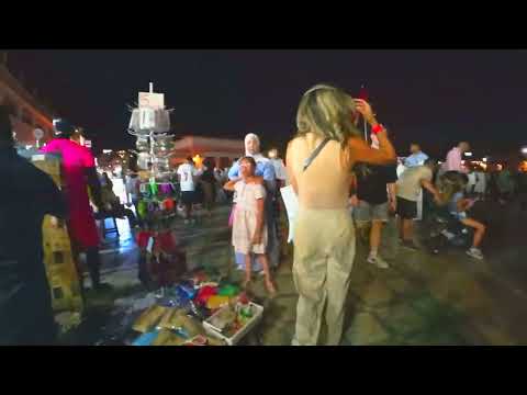 MARRAKECH MOROCCO After Dark    jemaa El Fna Walking Tour