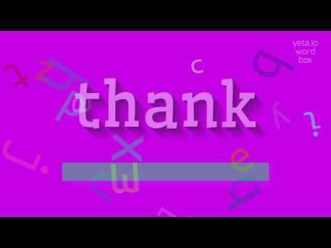 HOW TO PRONOUNCE THANK? #thank