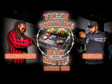 RomeGotDaWave vs FreshMan - FRESH PRODUCE BEAT BATTLE  OCTOBER 23 #stl #freshproducestl #producer