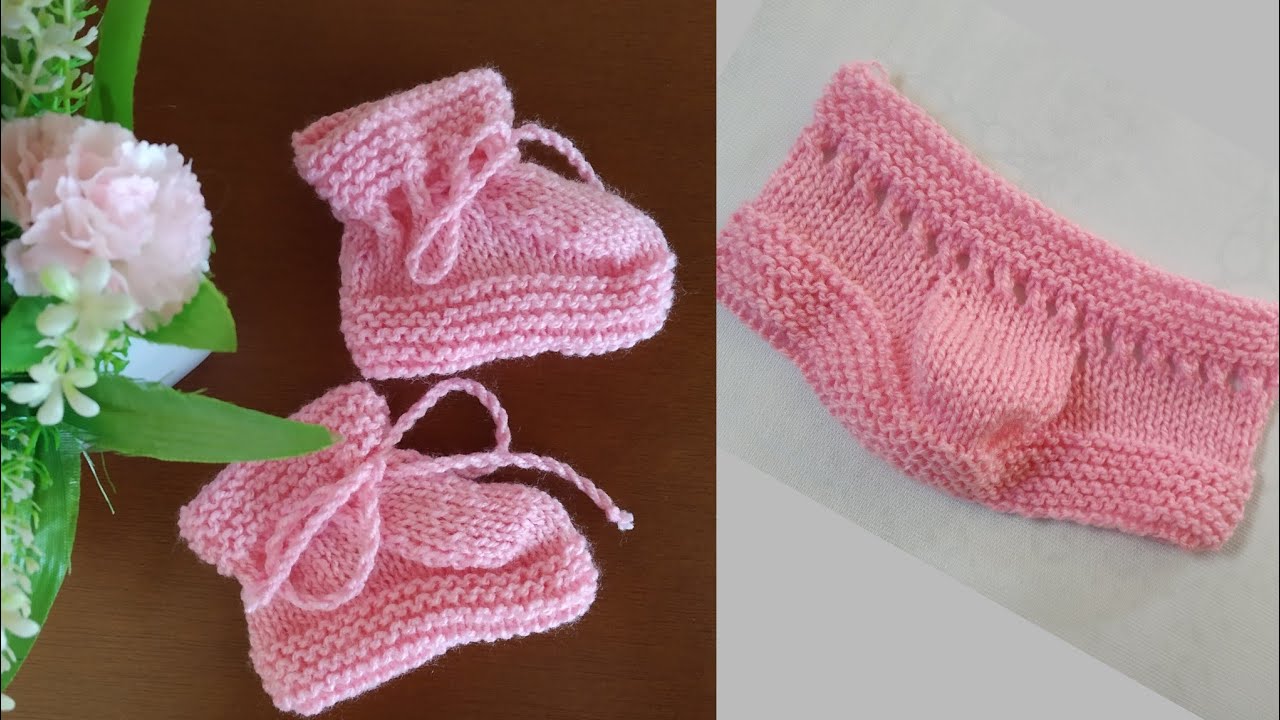 Sapatinho de bebê tradicional em tricô - DIY