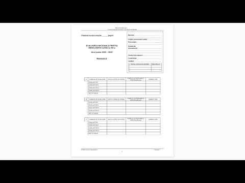 Rezolvarea subiectului de Evaluare Nationala 2024 - Matematica