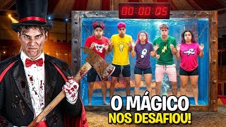 UM MÁGICO PSICOPATA DESAFIOU OS ROSA *Ele sumiu com todos nós ?