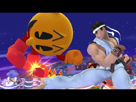 Super Smash Bros. for Wii U: Offline: Carls493 (Pac-Man) Vs. lehaunts (Ryu) *Take 2*