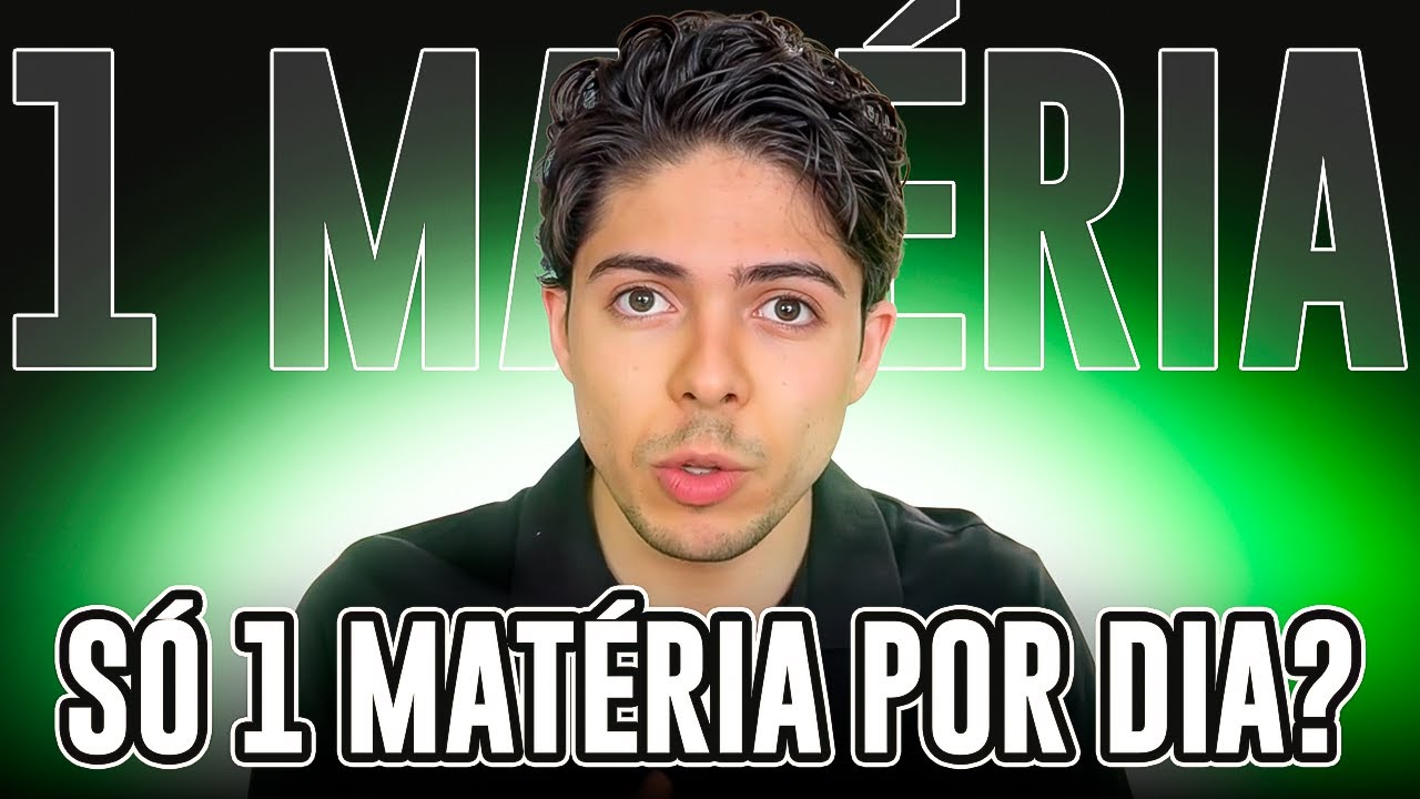 VOCÊ ESTÁ ESTAGNADO PORQUE ESTUDA MUITAS MATÉRIAS