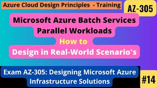 Designing Azure Batch Service Infrastructure Solutions