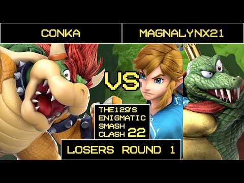 ESC 22 Smash Ultimate Losers Round 1 - Conka (Bowser Vs. MagnaLynx21 (Link, King K. Rool)