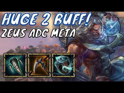 HUGE BUFF MAKES ZEUS AN ADC | Smite Season 8 Conquest | 40% Attack speed for free?