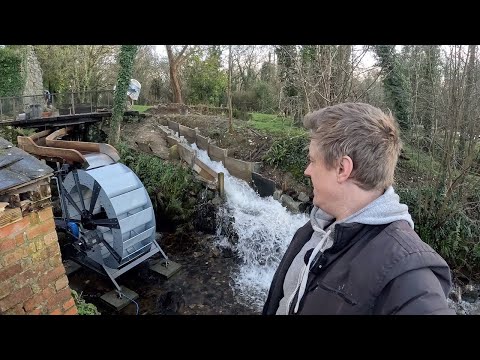 Powering An Old Mill  1.5 Kw Lake District Overshot Waterwheel Project Part 5