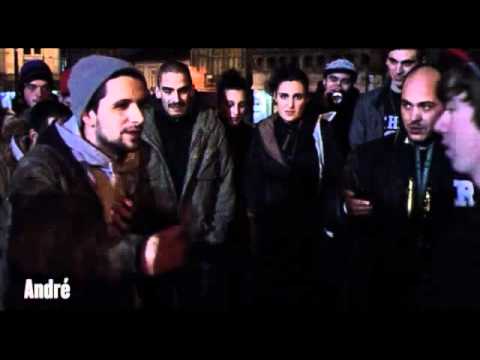 Poesia Violenta — T-Raune contra André — Praça da Batalha 3
