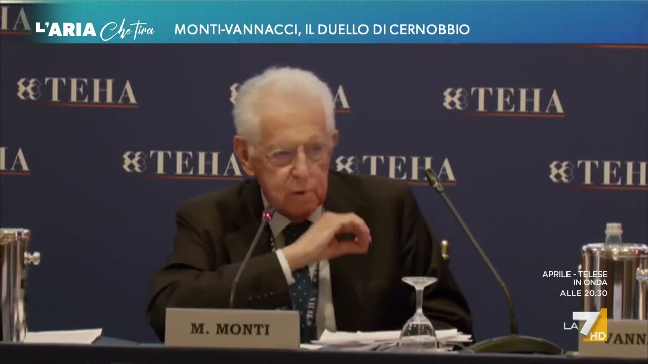 Monti - Vannacci, il duello di Cernobbio