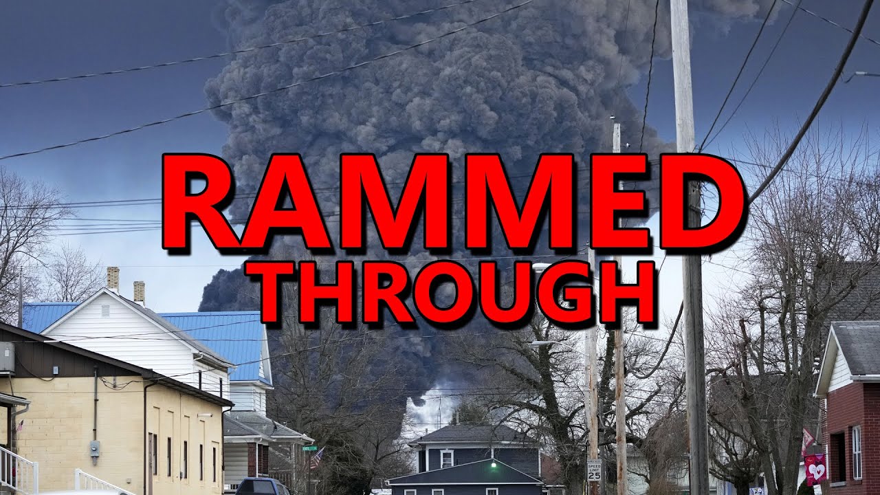 Norfolk Southern's CHEMICAL DETONATION Settlement Rammed Through: "Foreclosed on People's Lives"