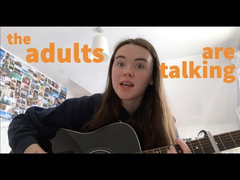 the adults are talking (the strokes) - a chill acoustic cover