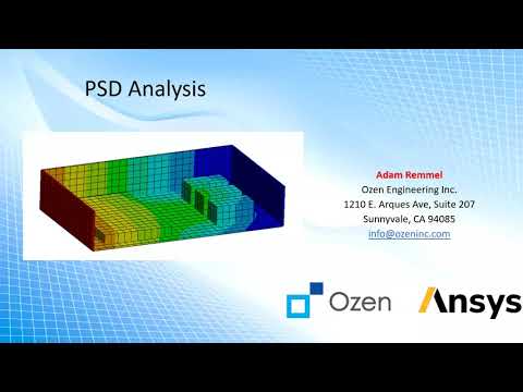 Random Vibration (PSD) Analysis Using Ansys Mechanical