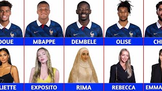 France Football Players and Their Wives & Girlfriends || Full Squad 2026 🔥