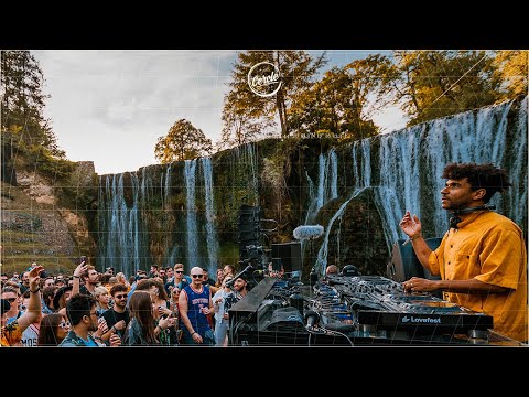 Jamie Jones at Pliva Waterfalls in Jajce, Bosnia-Herzegovina for Cercle