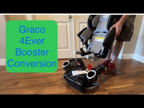 Graco 4Ever Booster Seat Conversion, when to use, how to convert it.