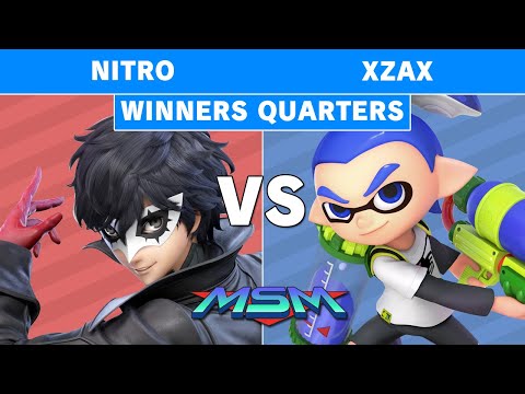 MSM 203 - Nitro (Joker) Vs Scarz | Xzax (Inkling) Winners Quarters - Smash Ultimate