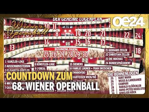Die große Logenplan-Analyse | Countdown zum 68. Wiener Opernball