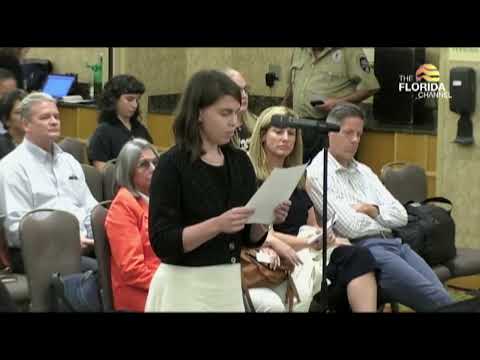 Camille Kiefel getuigt voor de Florida Raad van Geneeskunde (eerdere zitting)