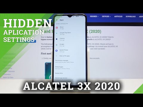 ALCATEL 3X 2020 Apps Settings - Reset App Preferences