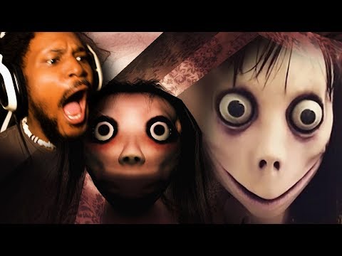 MOMO YOU WERE NOT INVITED TO MY HOUSE | Momo (Creepypasta Monster)