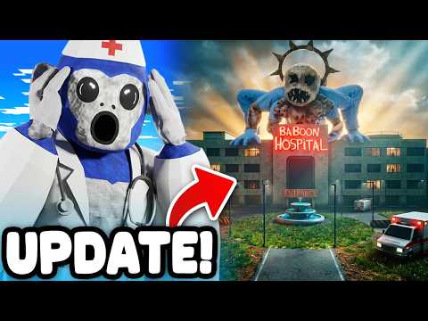 I Got EARLY ACCESS to the NEW HOSPITAL MAP in Scary Baboon! (Scary Baboon VR)