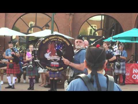 Jim Thompson Bagpiping 7/12/17